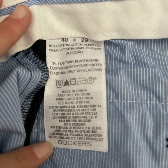 Dockers Navy Dress Pants - Picture 3 of 4